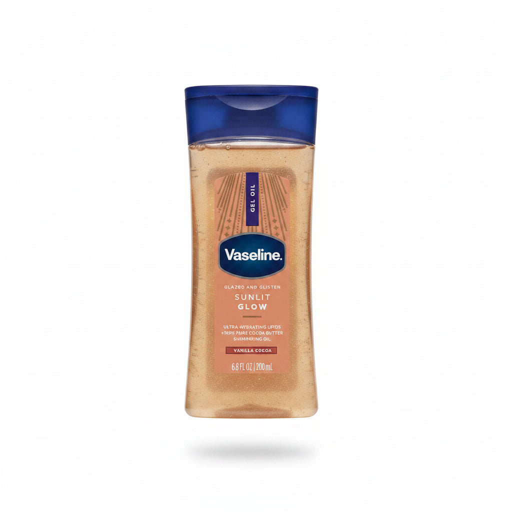 Vaseline Glazed and Glisten Sunlit Glow Shimmering Oil Gel Oil 200 ml