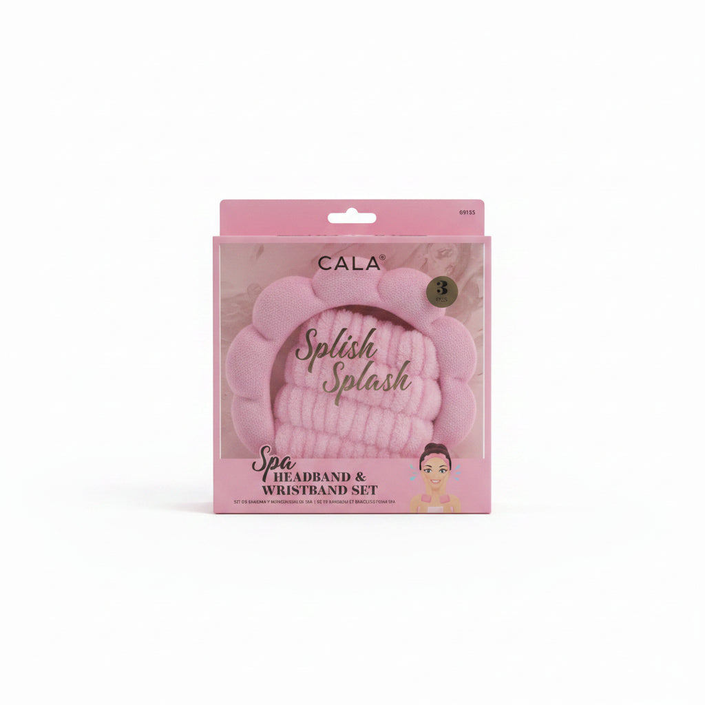 Cala Splish Splash Spa Headband & Wristband Set 3 Pcs