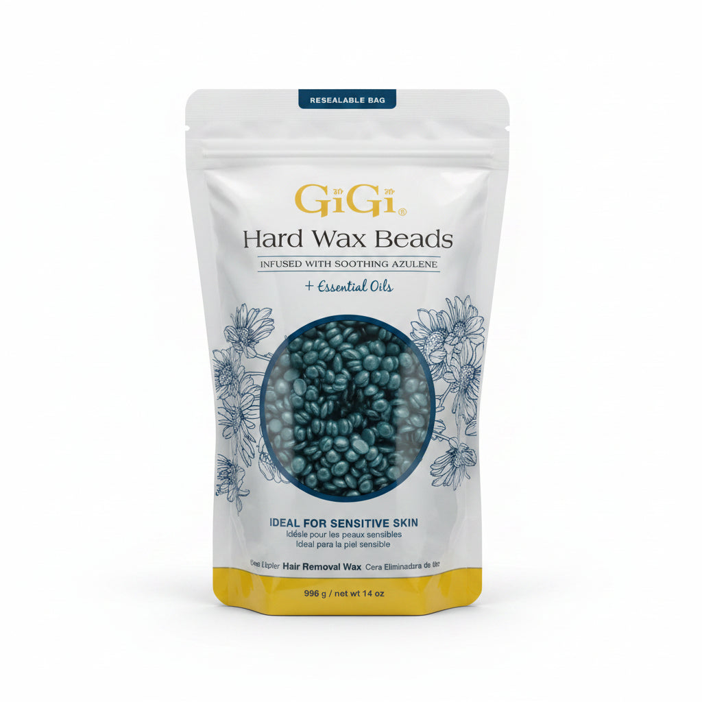 GiGi Hard Wax Beads Infused with Soothing Azulene 396 g