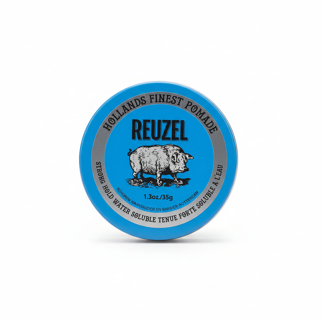 Reuzel Blue Strong Hold High Sheen Water Soluble Pomade - 35 g