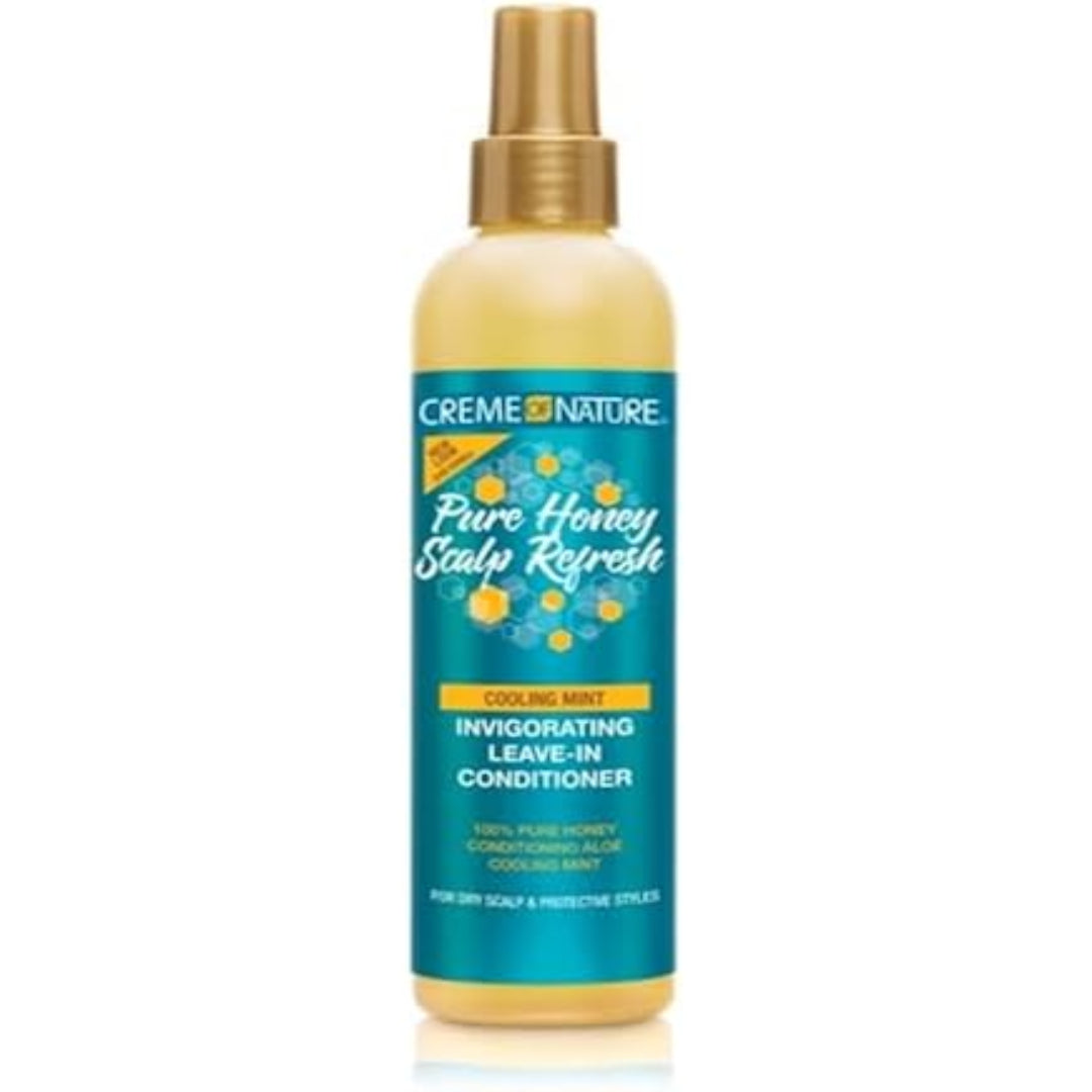 Creme of Nature Pure Honey Scalp Refresh Invigorating Leave-In Conditioner 236ml