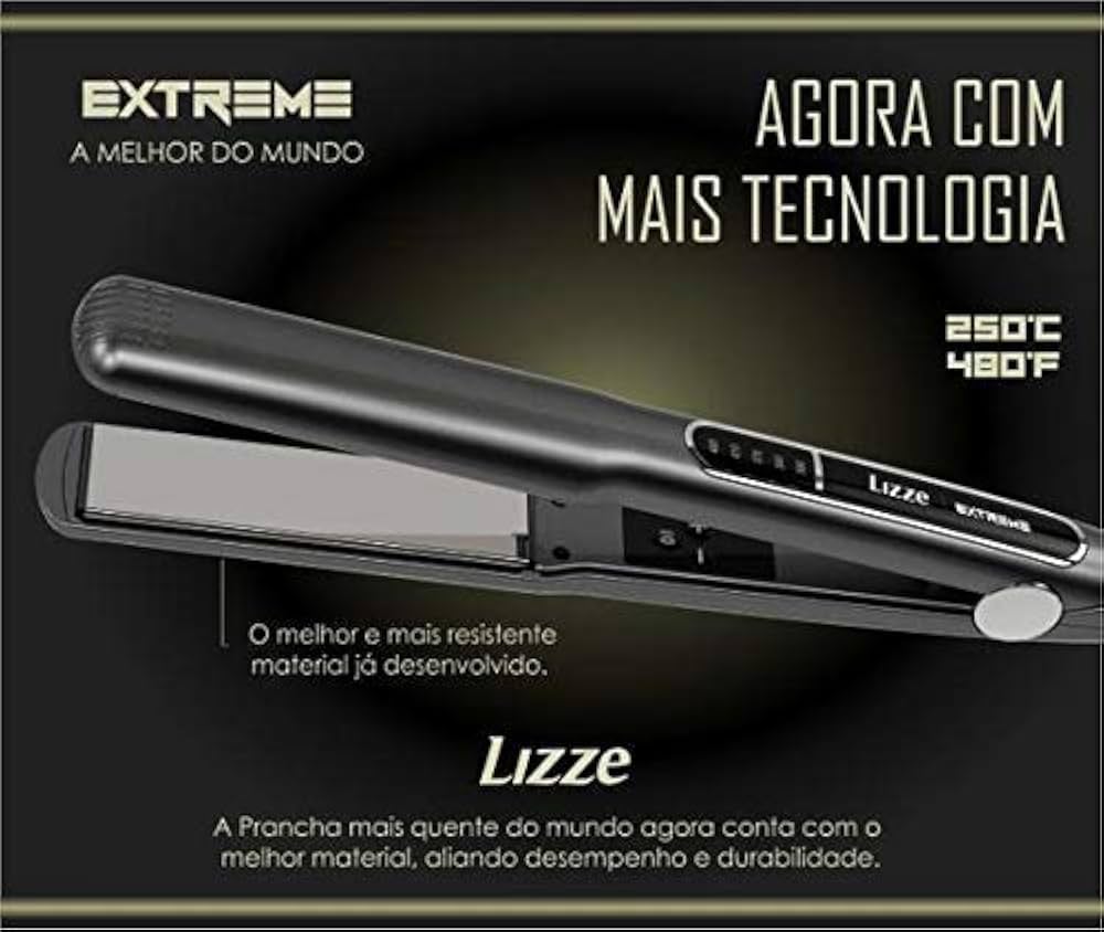 Lizze® EXTREME™ Professional Titanium Hair Straightener (480°F / 250°C)