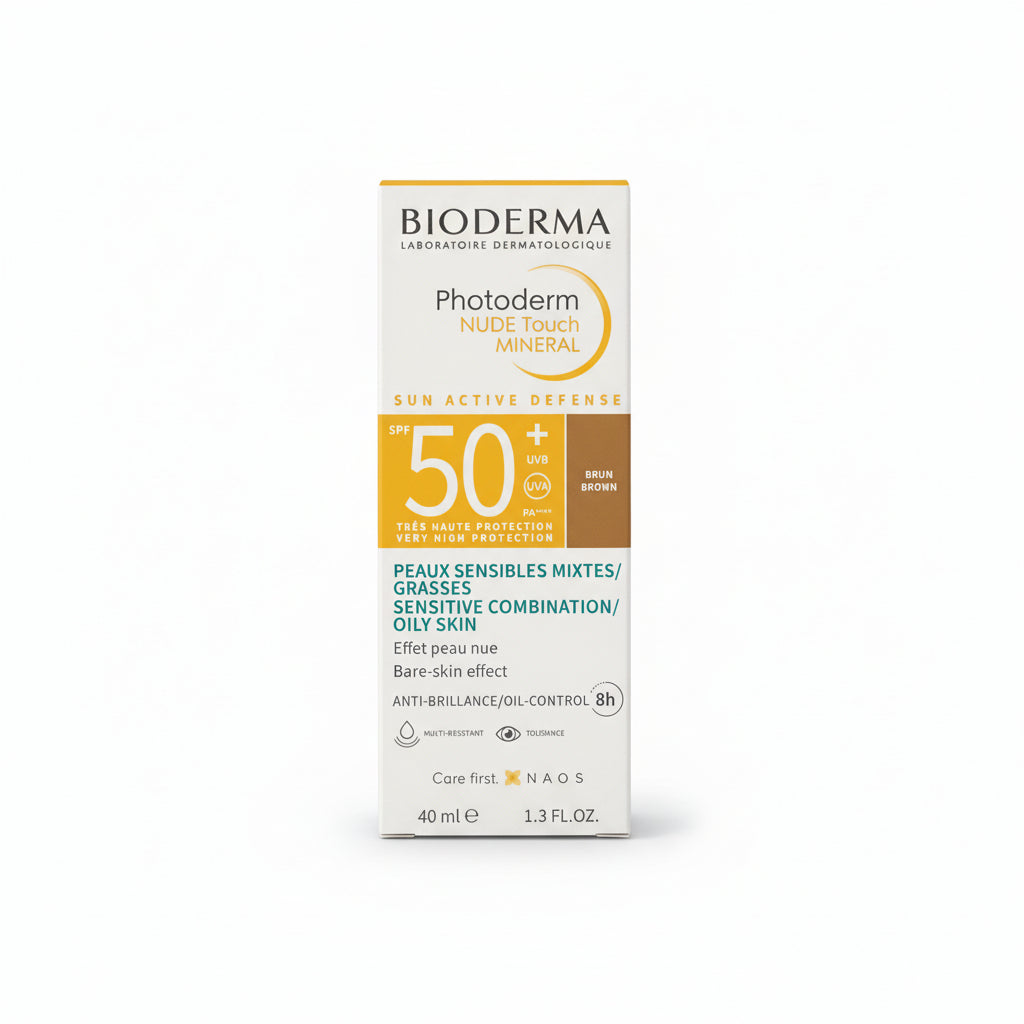 Bioderma Photoderm Nude Touch Mineral SPF 50+ Tono Brun Brown 40 ml