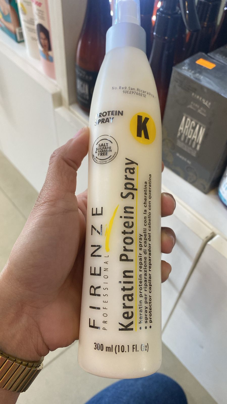 Firenze Professional Keratin Protein Spray 300 ml 10.1 fl oz