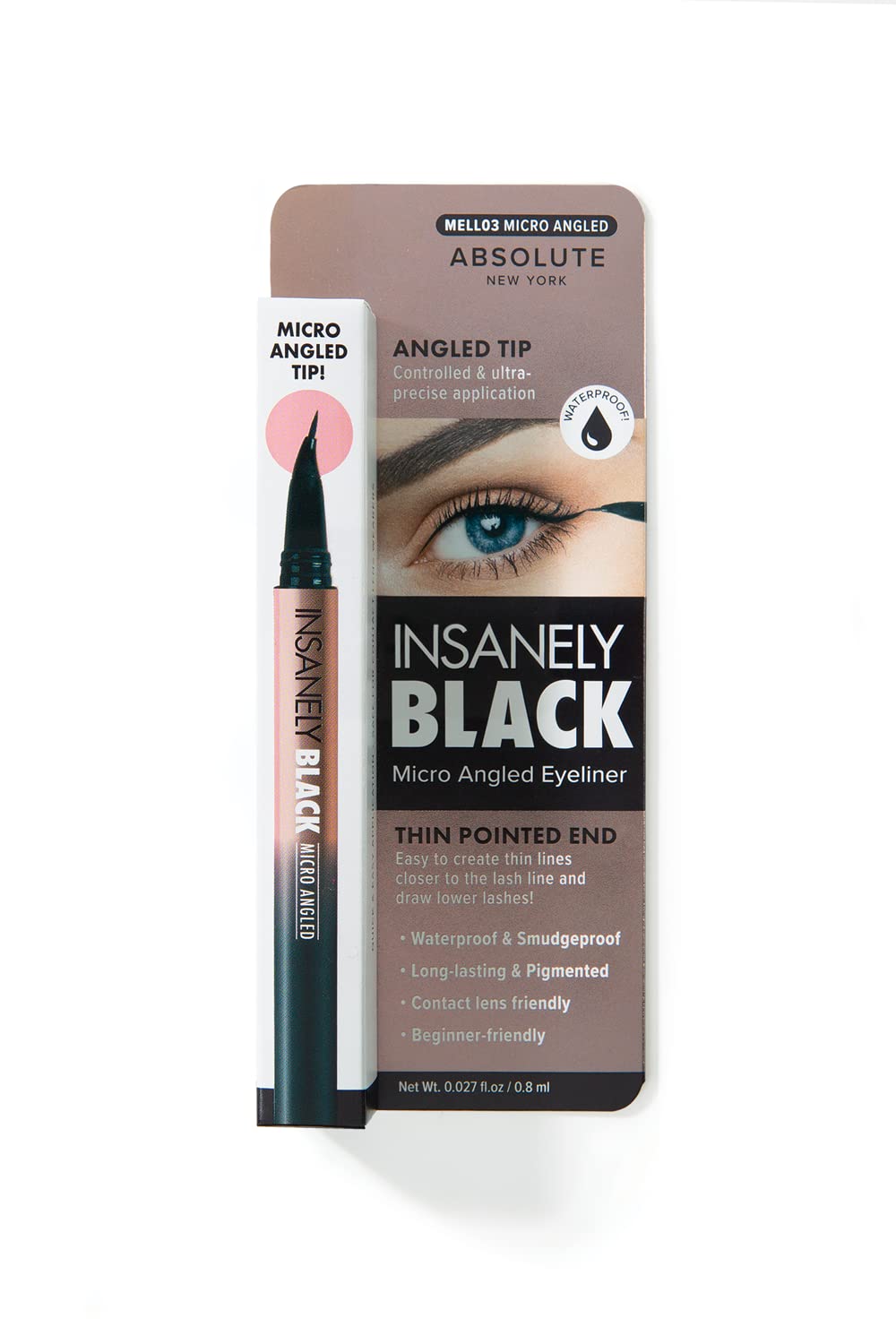 Absolute New York Insanely Black Liquid Eyeliner 0.8ml