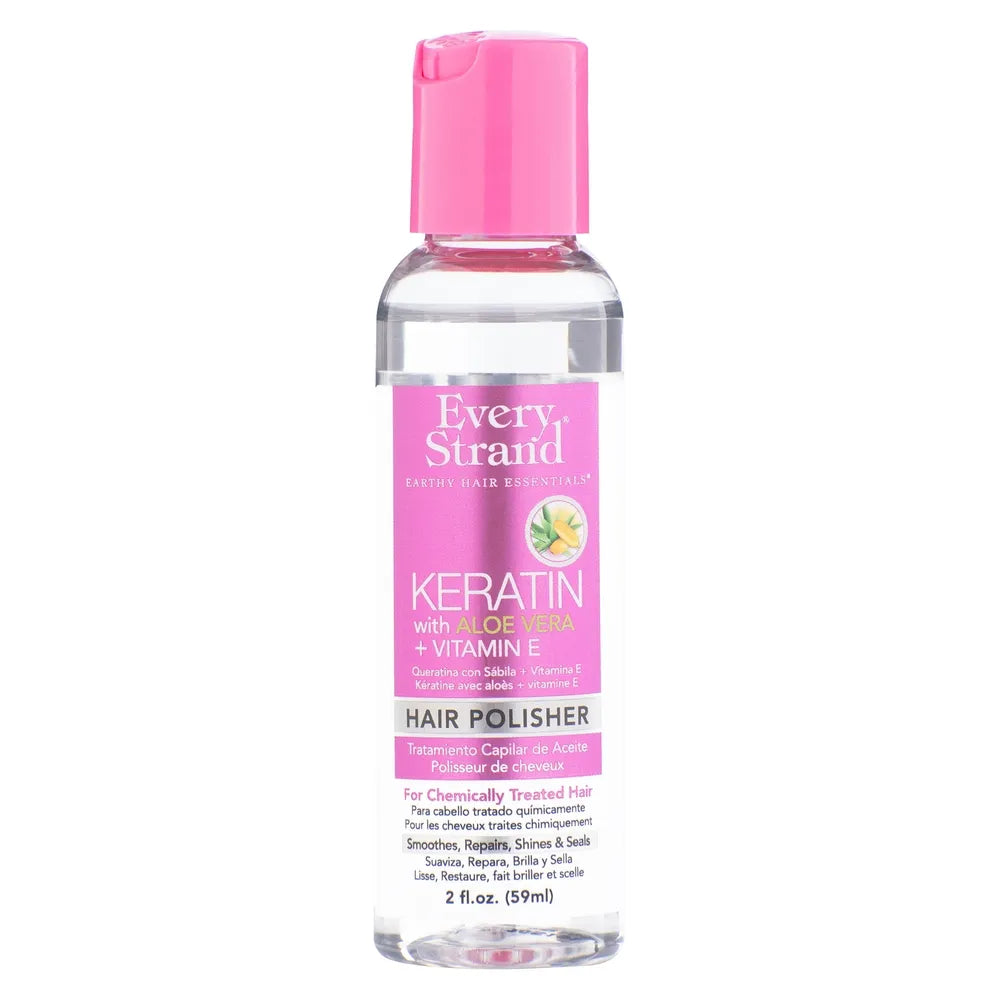 Every Strand® Earthy Hair Essentials™ Keratin with Aloe Vera + Vitamin E Hair Polisher 59 mL (2 FL. OZ.)