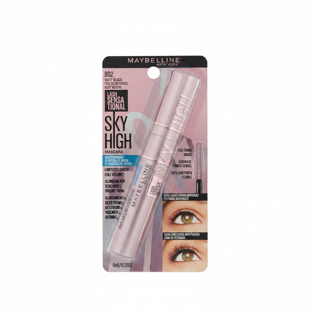 Maybelline Lash Sensational Sky High Waterproof Mascara 802 Very Black