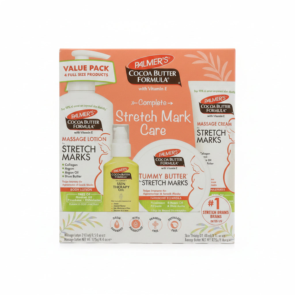 Palmer's Cocoa Butter Formula Complete Stretch Mark Care Kit 4 piezas