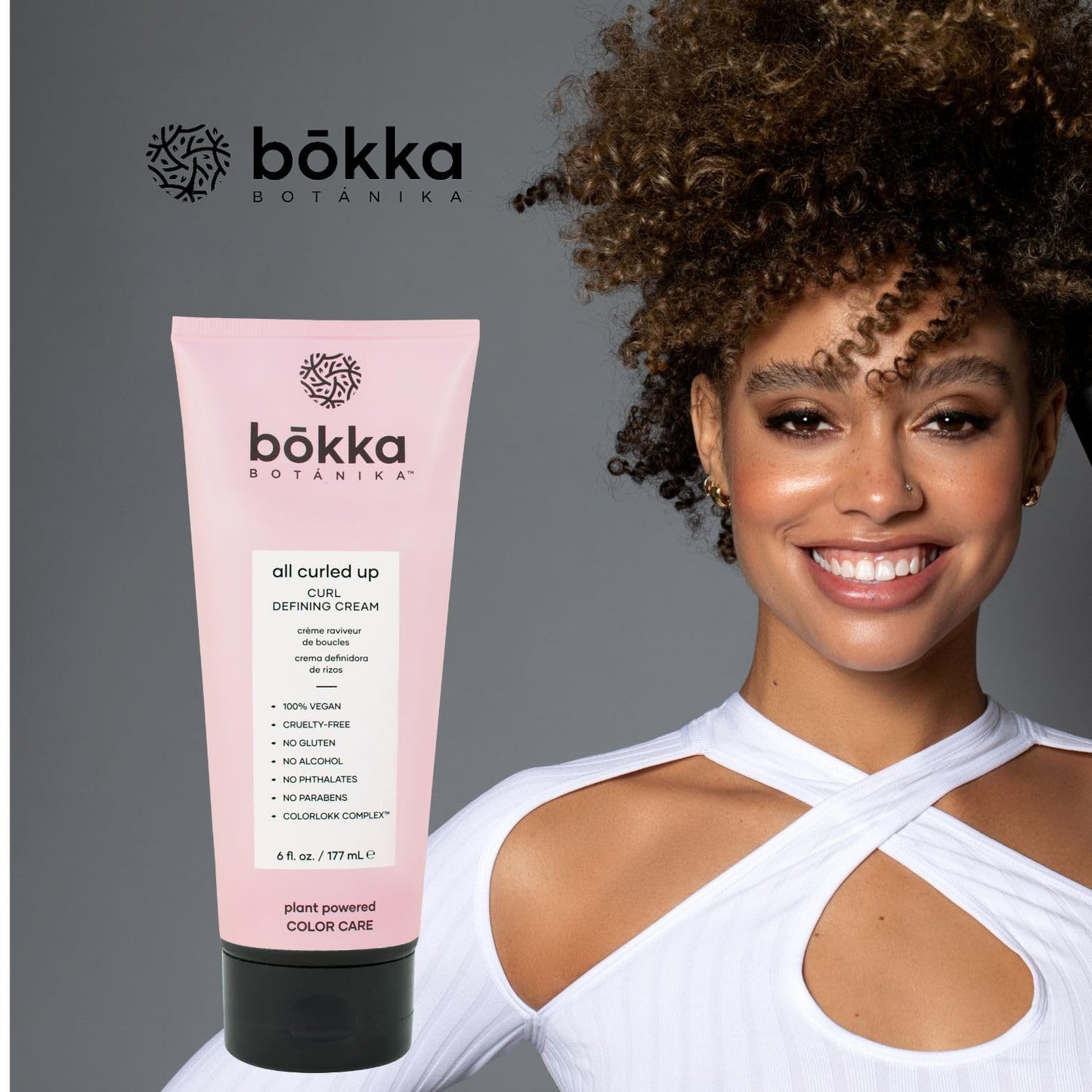 Bokka Botanika All Curled Up Curl Defining Cream 177ml