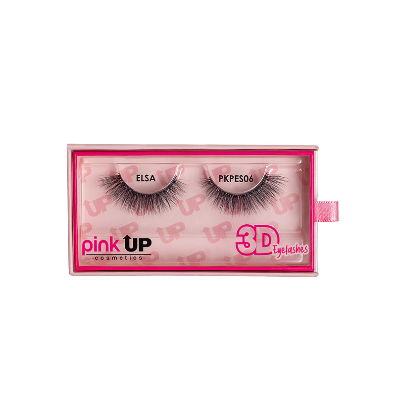 Pink Up Pestañas 3D Eyelashes 1 Par