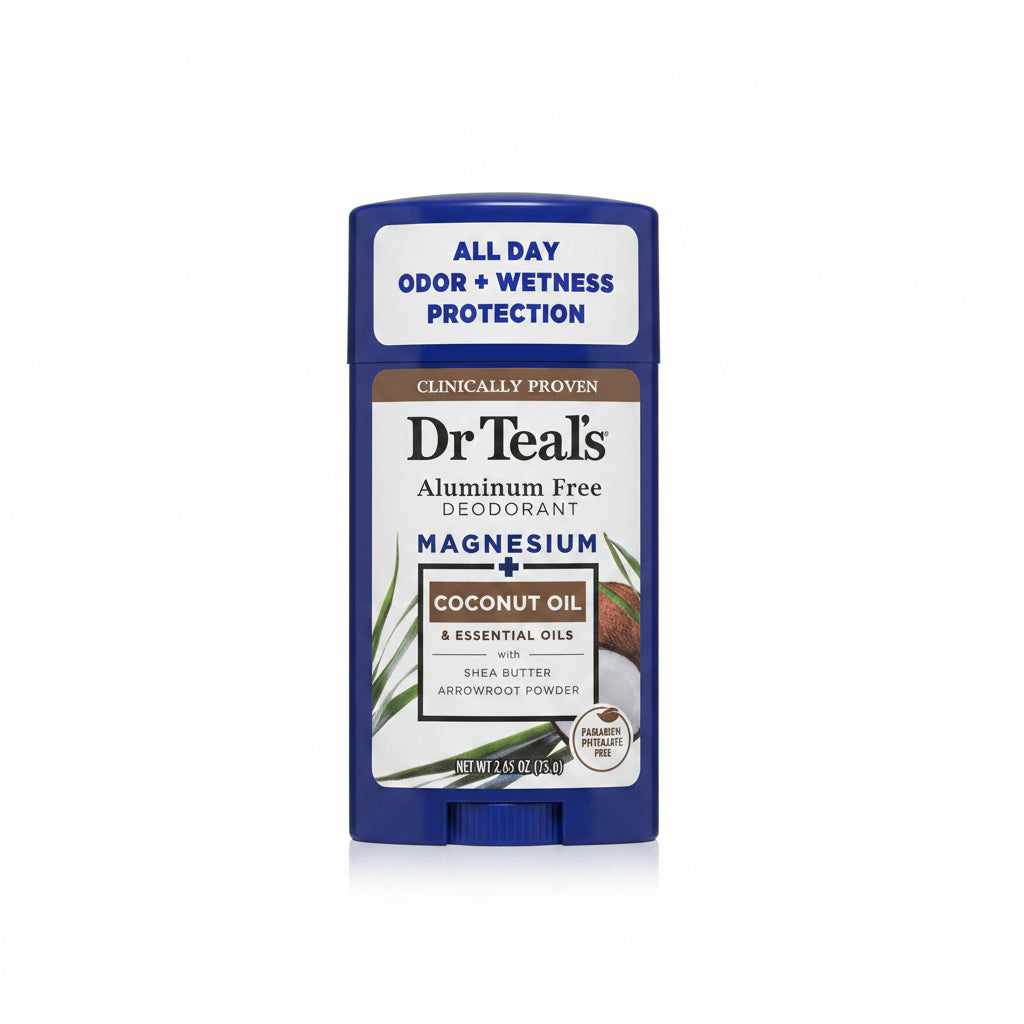 Dr Teal's Aluminum Free Deodorant Magnesium + Coconut Oil 75 g