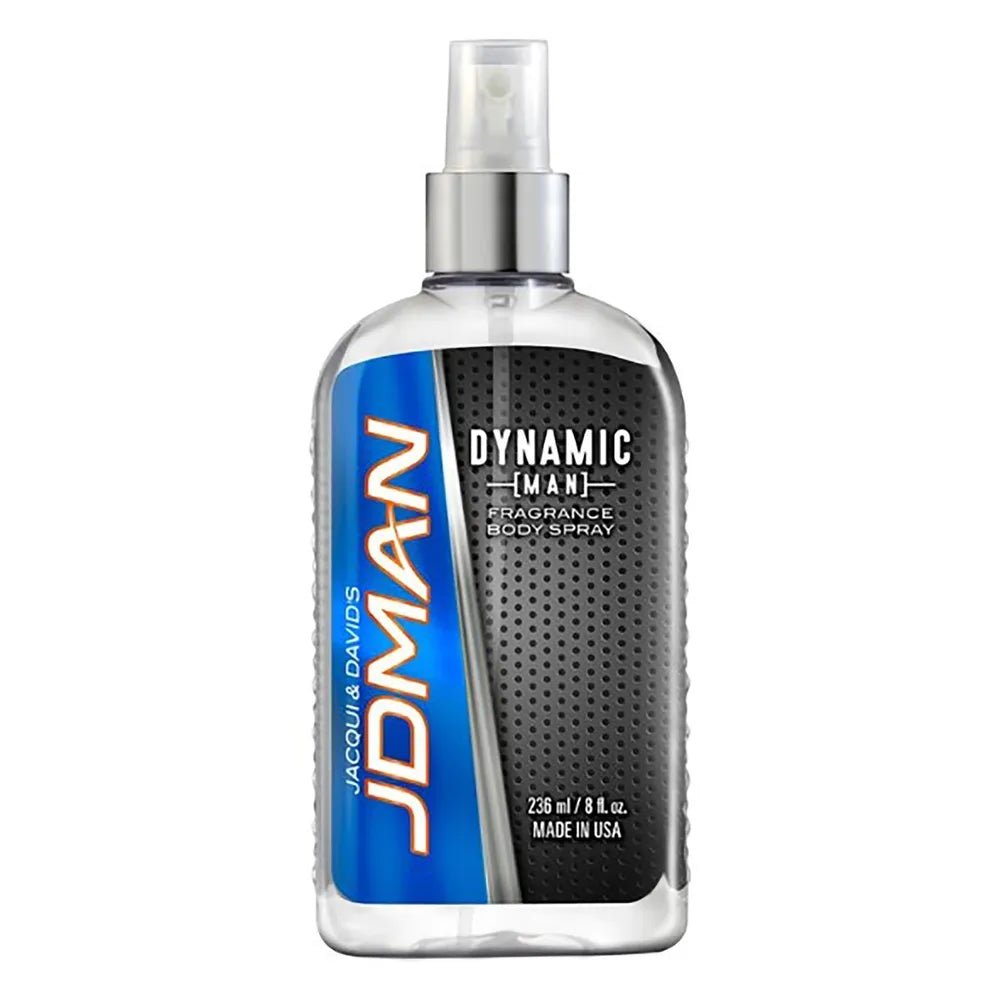 Jacqui & David's JDman Dynamic Man Fragrance Body Spray - 236 ml