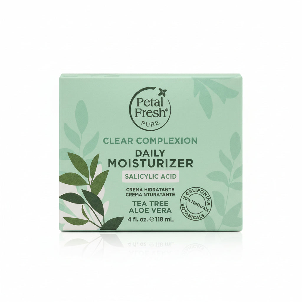 Petal Fresh Pure Clear Complexion Daily Moisturizer Salicylic Acid, Tea Tree & Aloe Vera 118ml