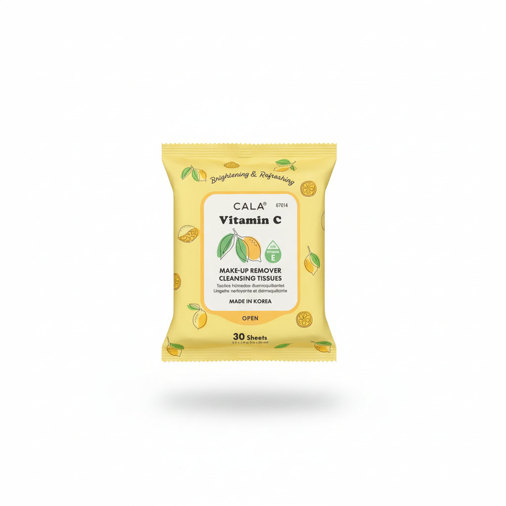 Cala Vitamin C Make-Up Remover Cleansing Tissues 30 Sheets