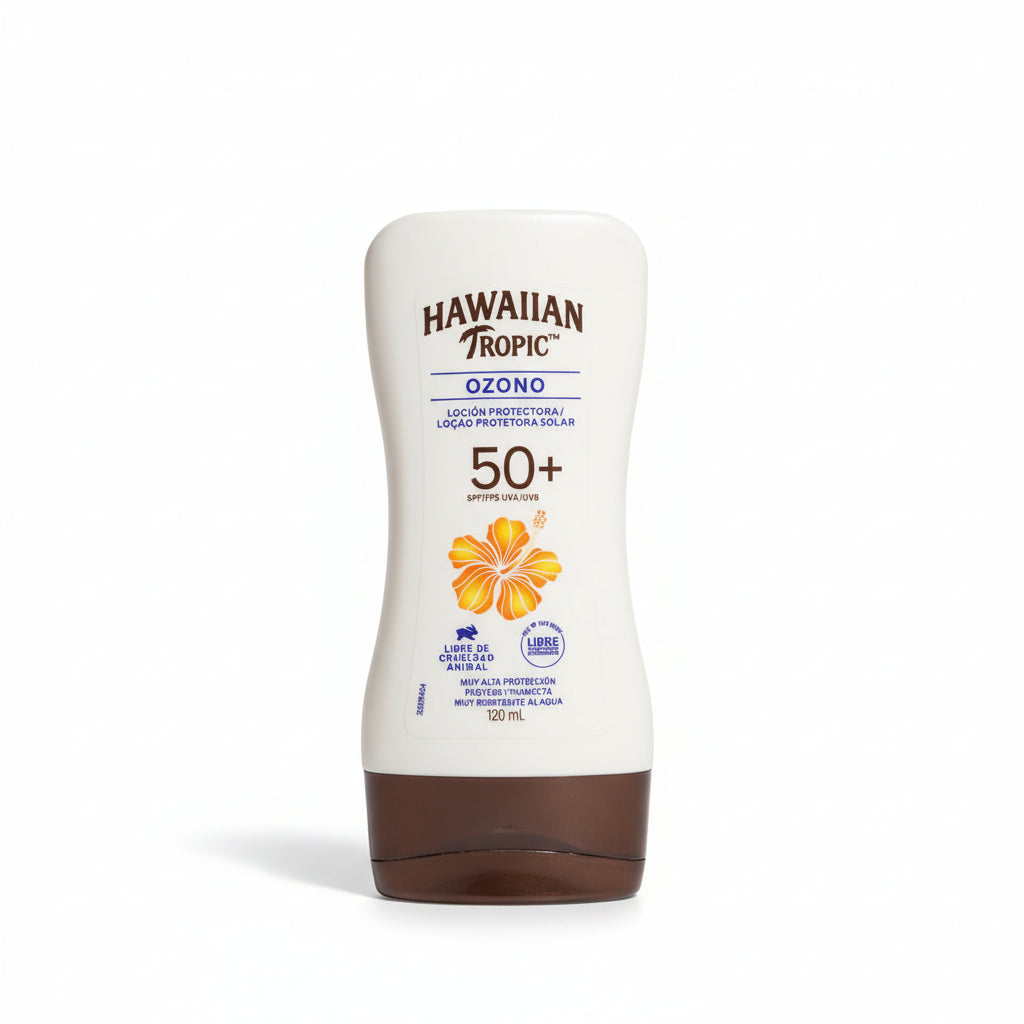 Hawaiian Tropic Ozono Loción Protectora Solar 50+ FPS 120 ml.