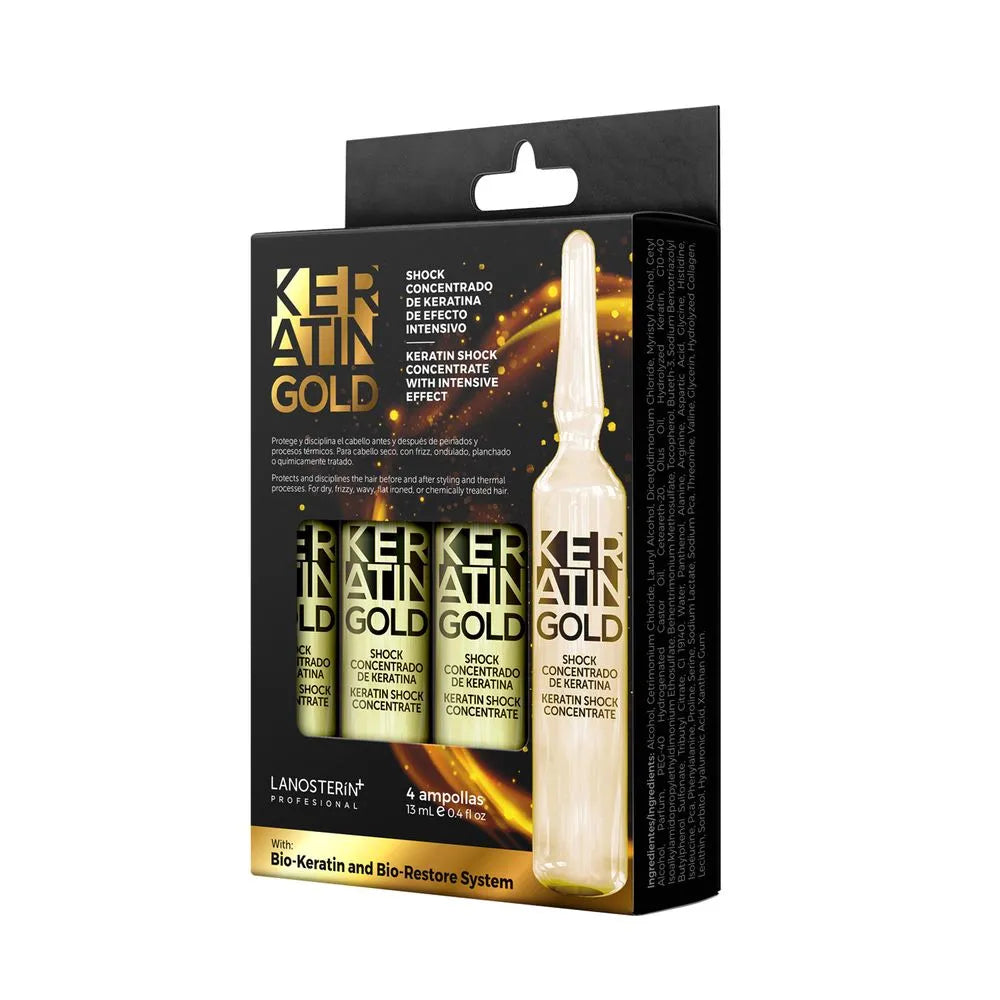 Ampollas Keratin Gold