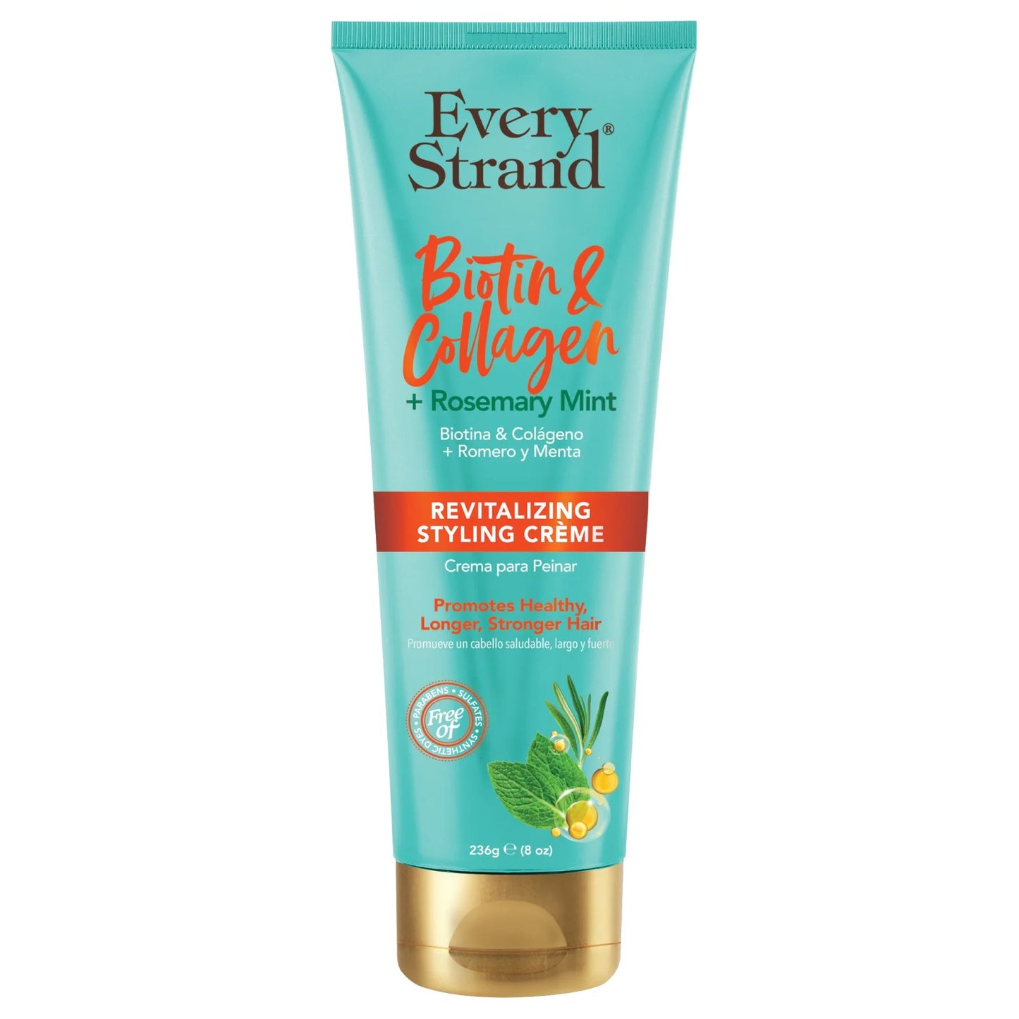 Every Strand® Biotin & Collagen + Rosemary Mint Revitalizing Styling Crème 236 g / 8 oz
