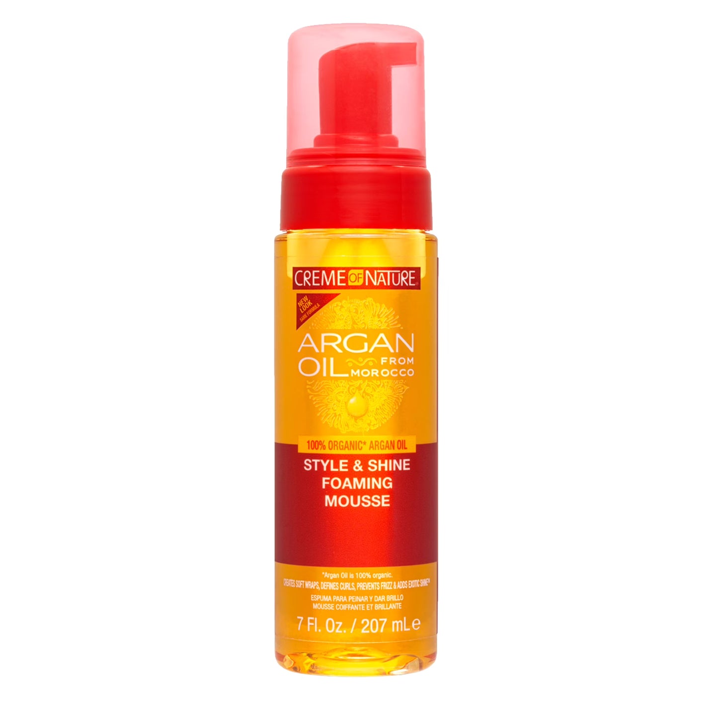 Creme of Nature Argan Oil from Morocco Style & Shine Foaming Mousse 207 ml
