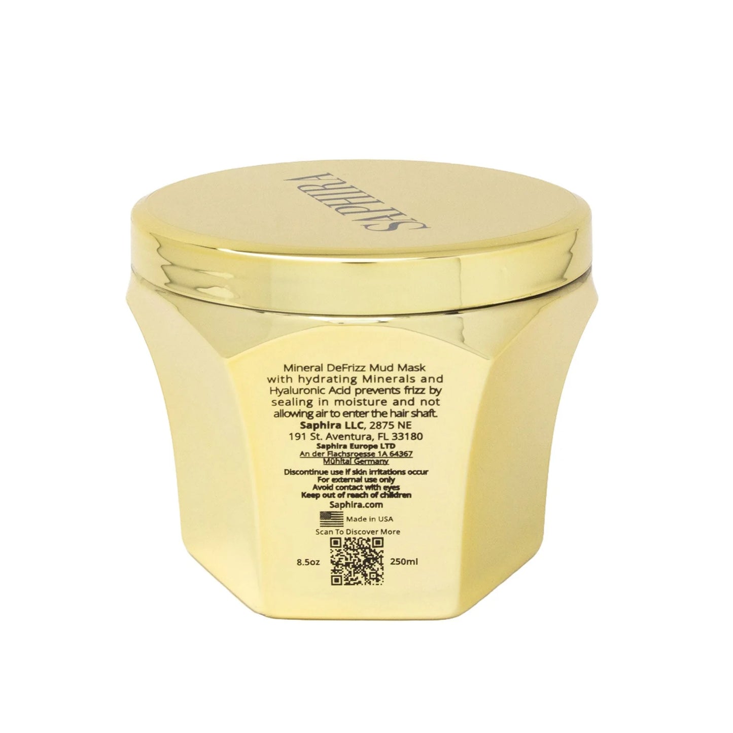 Saphira Mineral DeFrizz Mineral Mud 250 ml