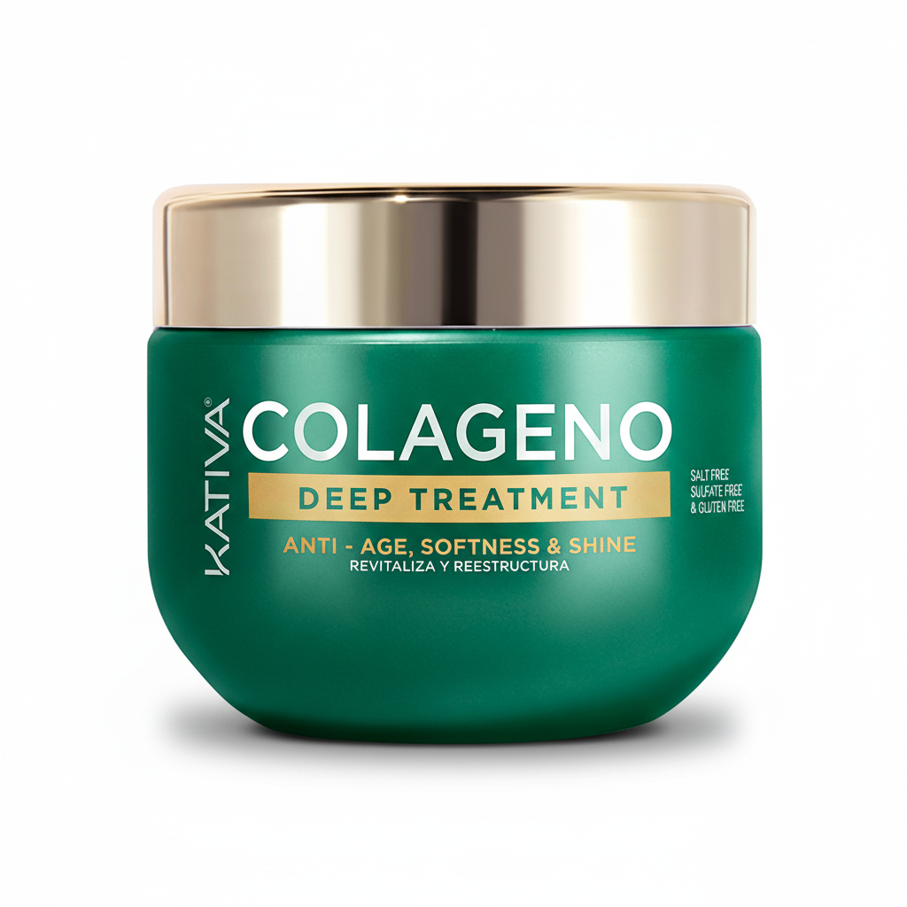 Kativa Colágeno Anti-Age Softness & Shine Deep Treatment - 250 ml (8.4 fl oz)