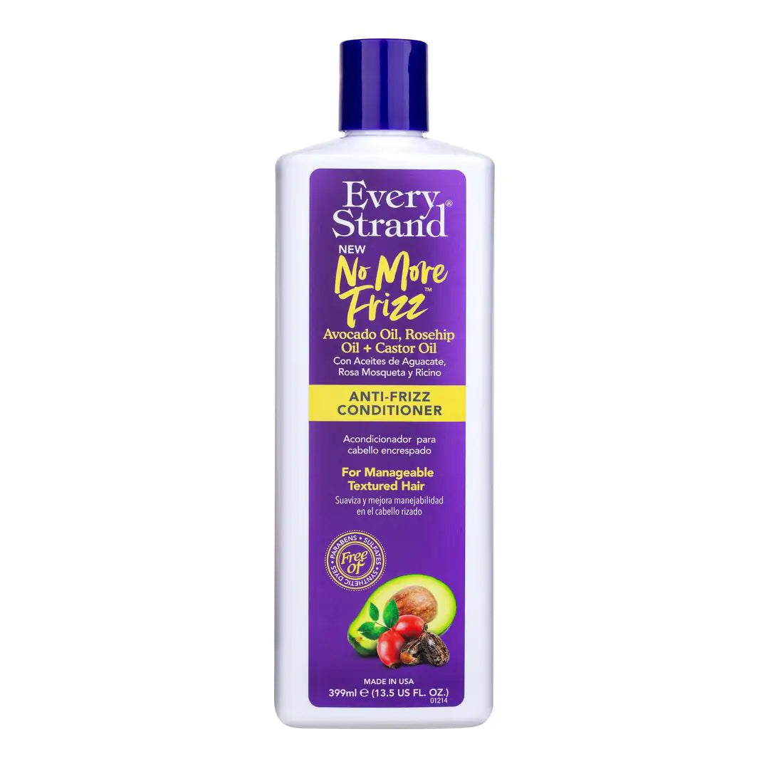Every Strand® No More Frizz™ Avocado, Rose Hip + Castor Oils Anti-Frizz Conditioner 399 mL (13.5 FL. OZ.)
