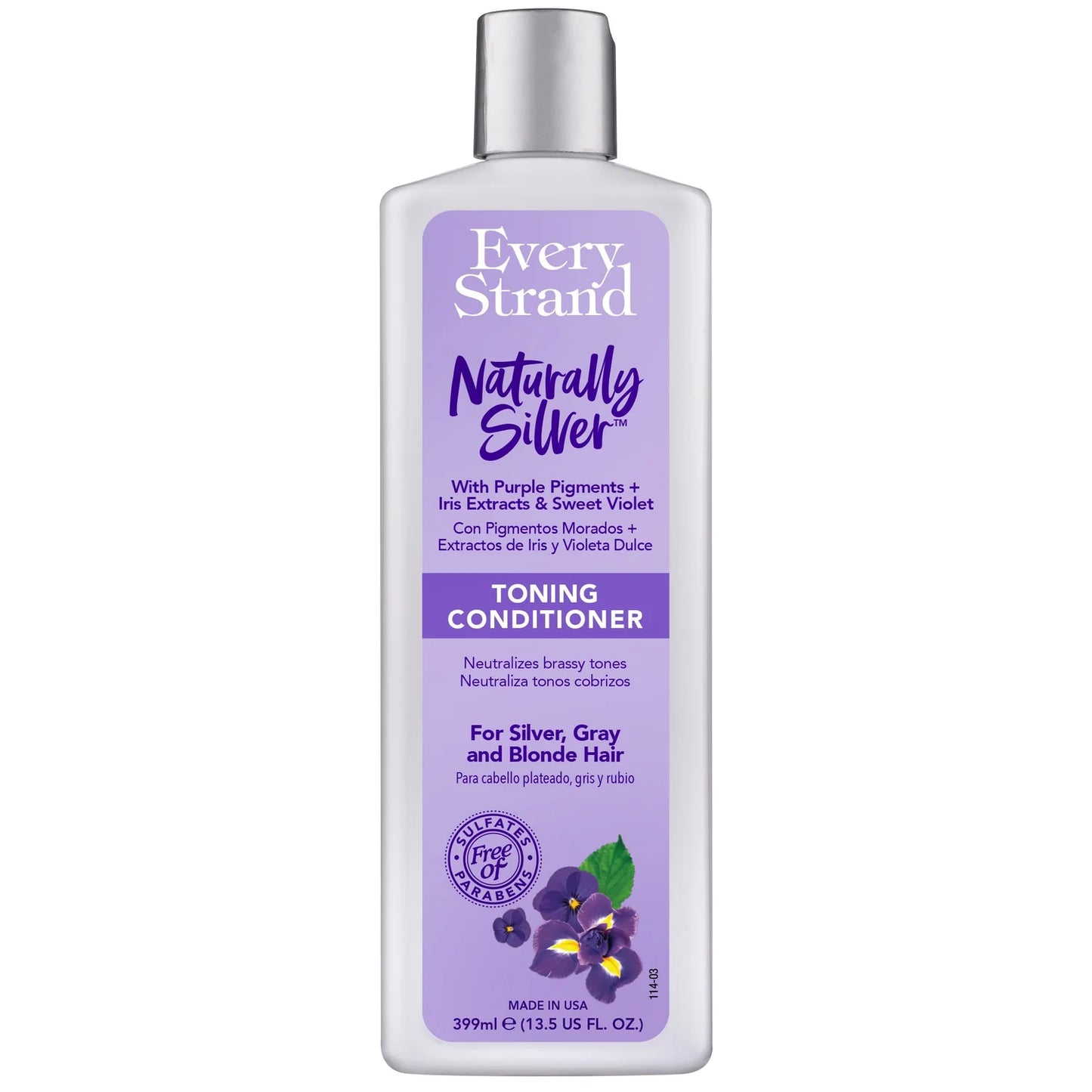 Every Strand® Naturally Silver™ Toning Conditioner 399 mL (13.5 FL. OZ.)