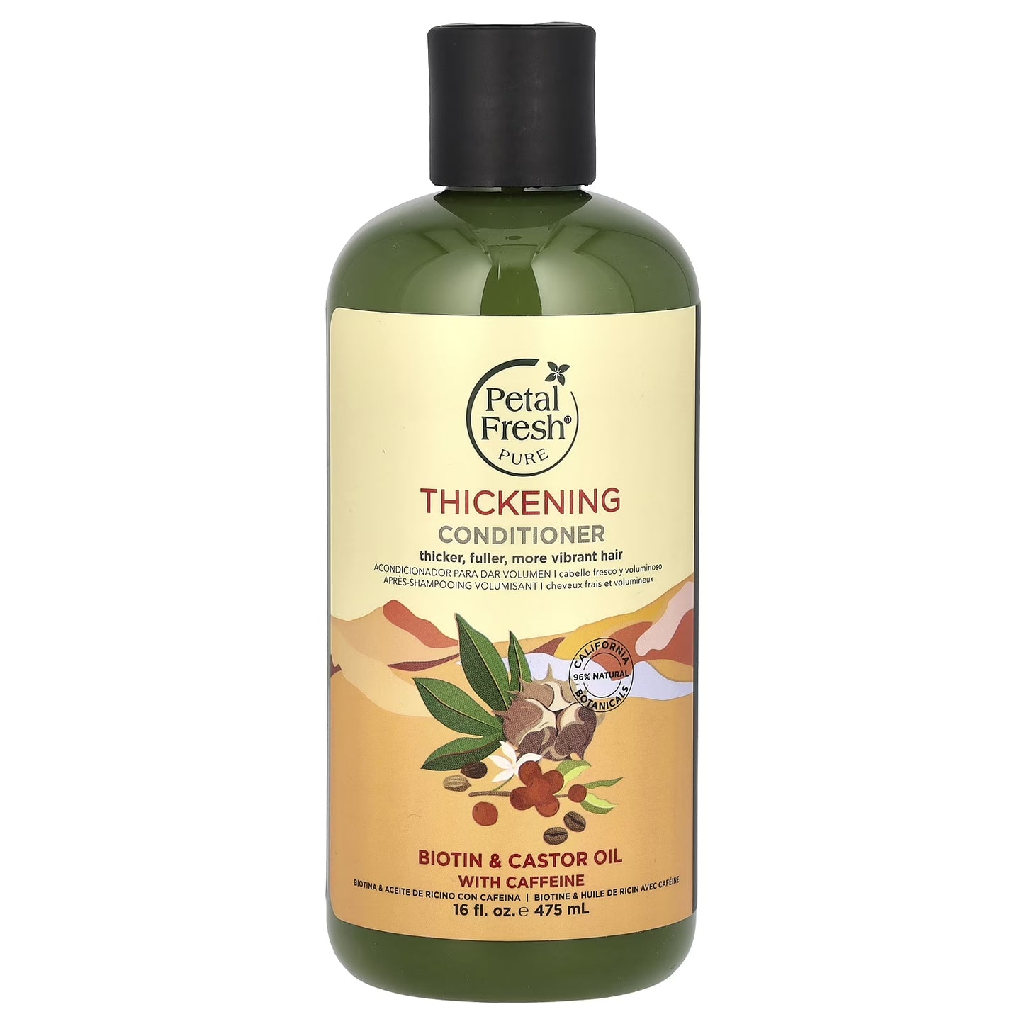 Petal Fresh Pure Thickening Conditioner Biotin & Castor Oil with Caffeine 475ml