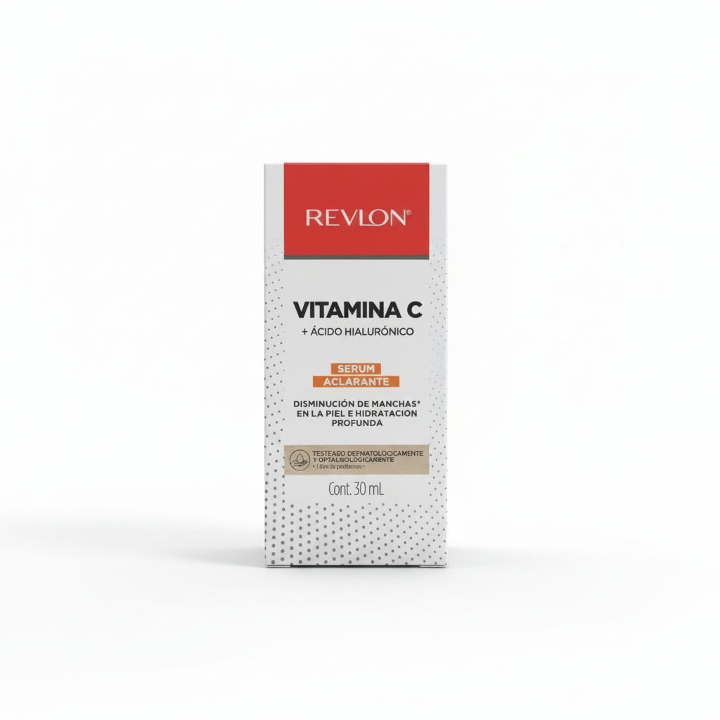 Revlon Serum Facial Aclarante Vitamina C 1 % y Ácido Hialurónico 30 ml