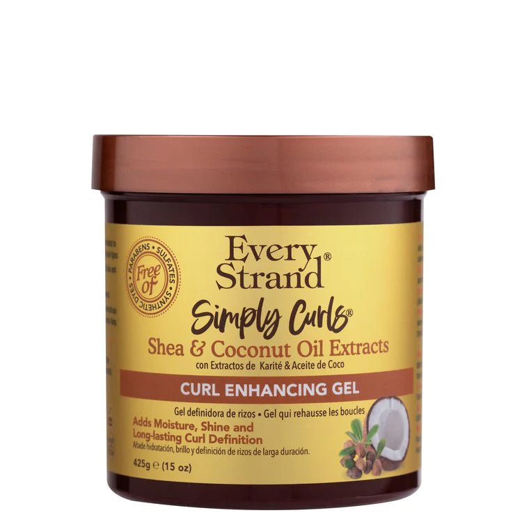 Every Strand® Simply Curls™ with Shea & Coconut Oil Extracts Curl Enhancing Gel 425 g / 15 oz