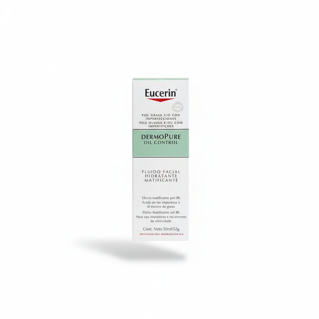 Eucerin DermoPure Oil Control Fluido Facial Hidratante Matificante 50 ml