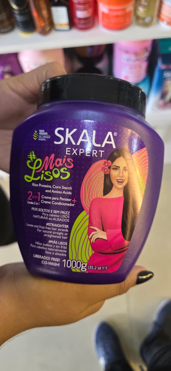 Skala Expert #MaisLisos Creme de Tratamento 2 em 1 1000g