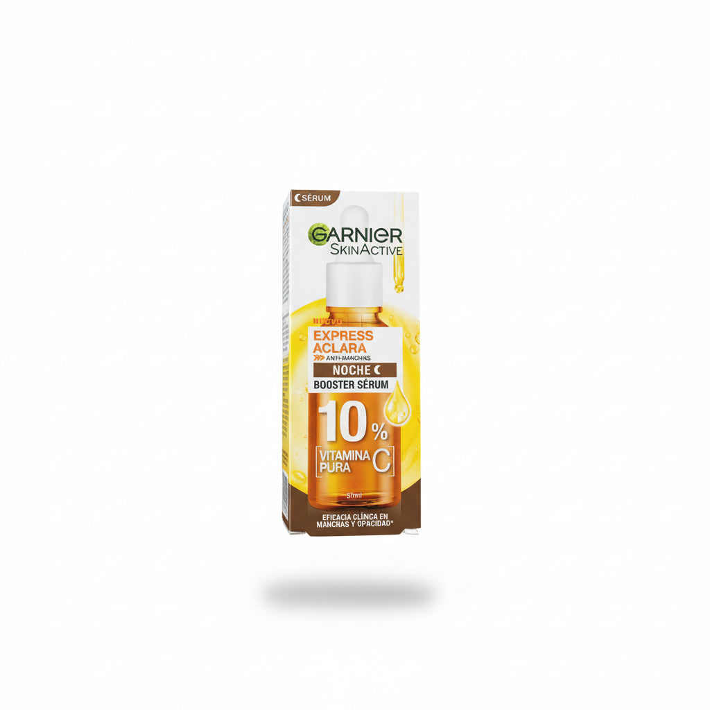 Garnier SkinActive Express Aclara Sérum Noche con 10% de Vitamina C Pura 30 ml