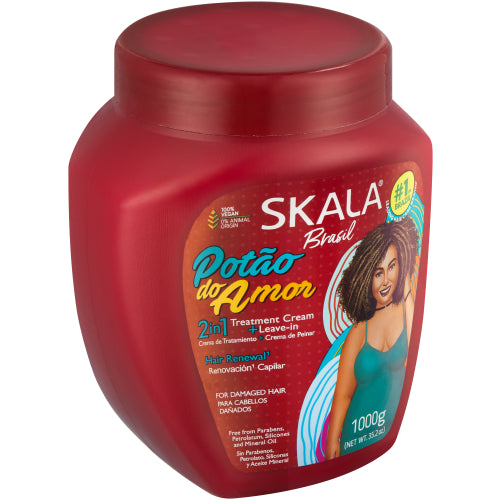 SKALA BRASIL POTÃO DO AMOR CREMA DE TRATAMIENTO 2 EN 1 + LEAVE-IN 1000G