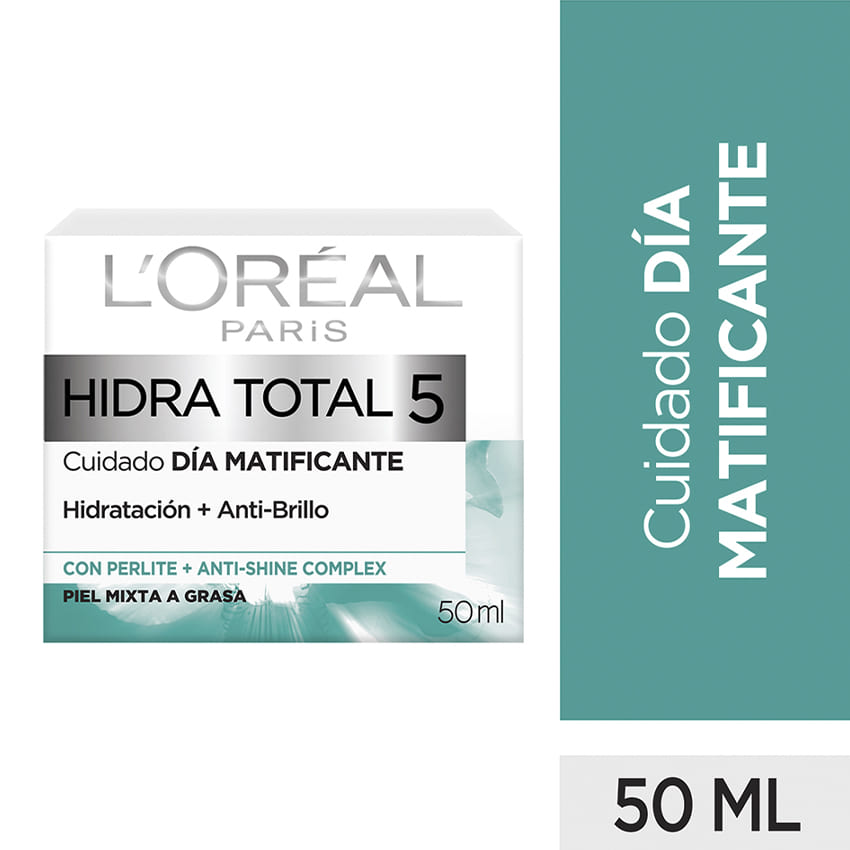 L'Oréal Paris Hidra Total 5 Cuidado Día Matificante 50 ml