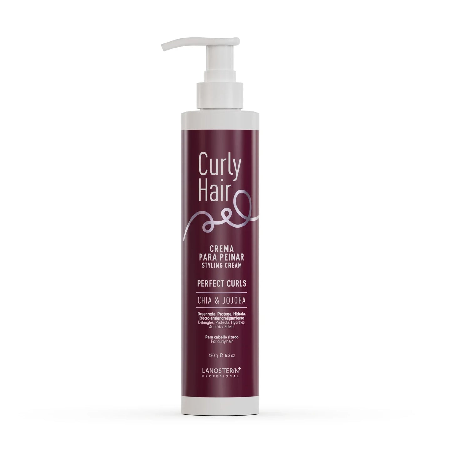 LANOSTERÍN® PROFESIONAL Curly Hair Perfect Curls Crema para Peinar 180 g / 6.3 oz
