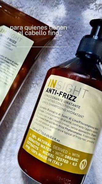 Acondicionador Hidratante Insight Anti Frizz 400 ml