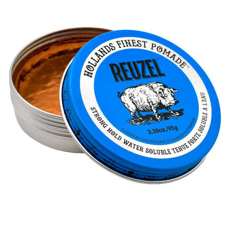 Reuzel Blue Strong Hold High Sheen Water Soluble Pomade - 95 g