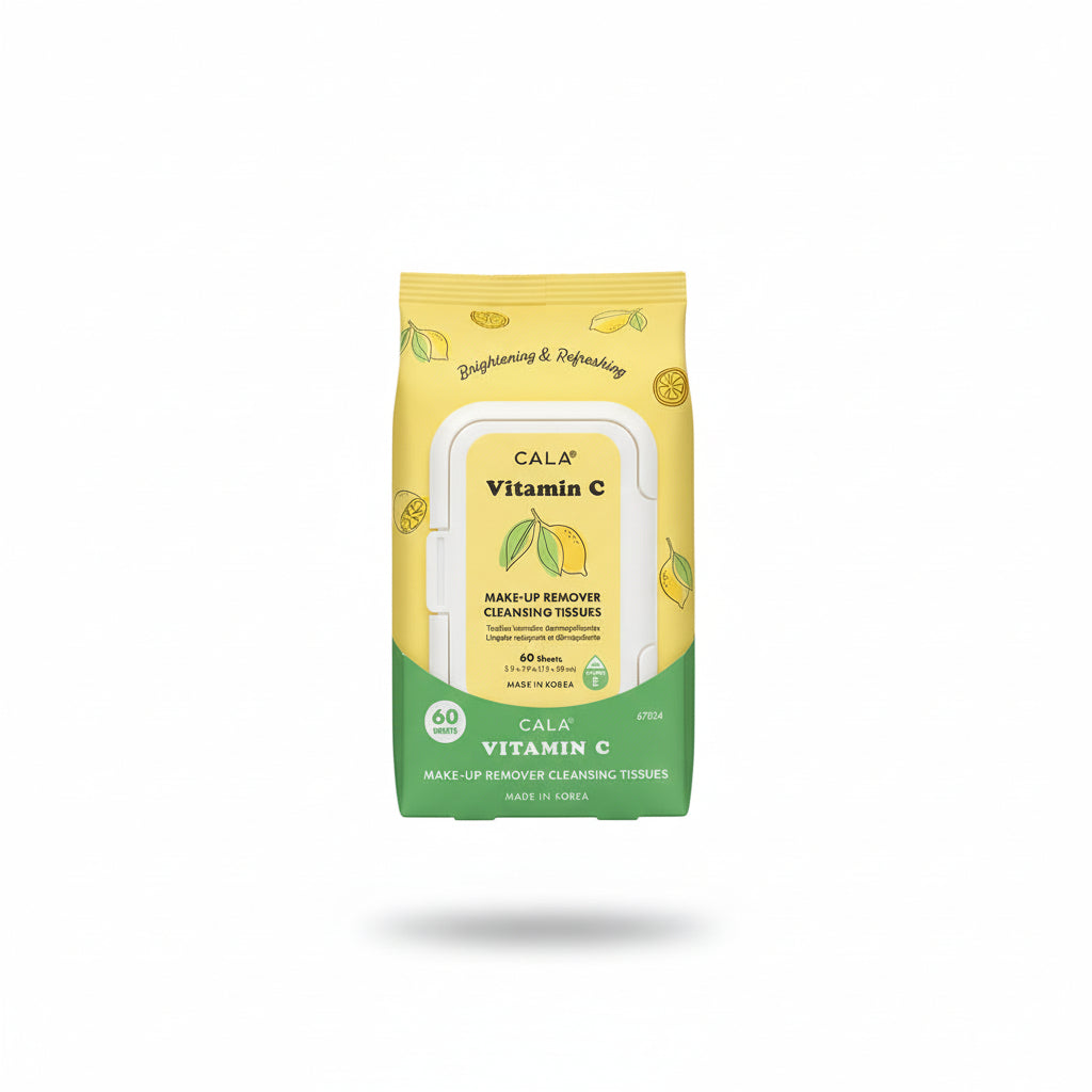 Cala Vitamin C Make-Up Remover Cleansing Tissues 60 Sheets