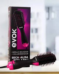 Evok® Professional Cepillo Secador + Voluminizador 3 en 1 con Función Iónica Avanzada
