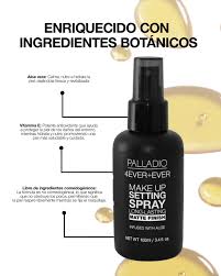 Palladio 4Ever + Ever Makeup Setting Spray Matte Finish 100 ml
