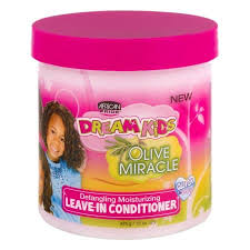 African Pride Dream Kids Olive Miracle Detangling Moisturizing Leave-In Conditioner 425g