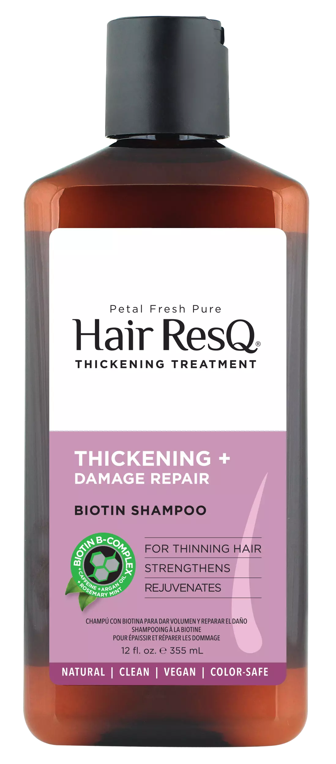 Petal Fresh® Pure Hair ResQ™ Thickening + Damage Repair Biotin Shampoo 355 mL (12 FL. OZ.)