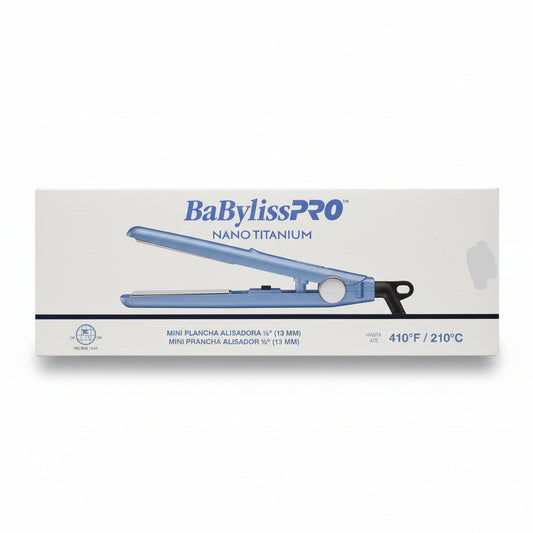 BaBylissPRO® Nano Titanium™ Mini Plancha Alisadora de ½" (13 mm) BABNT3050