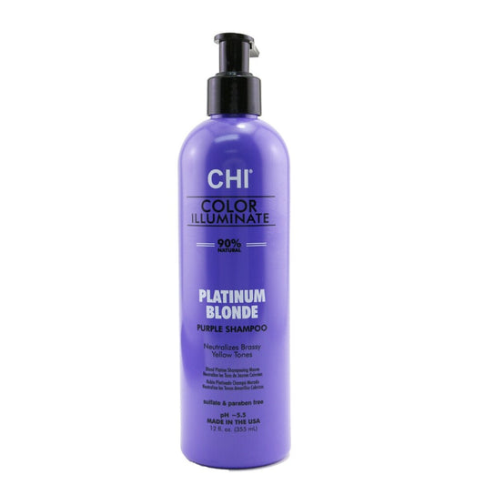 CHI Color Illuminate Platinum Blonde Purple Shampoo 355 ml