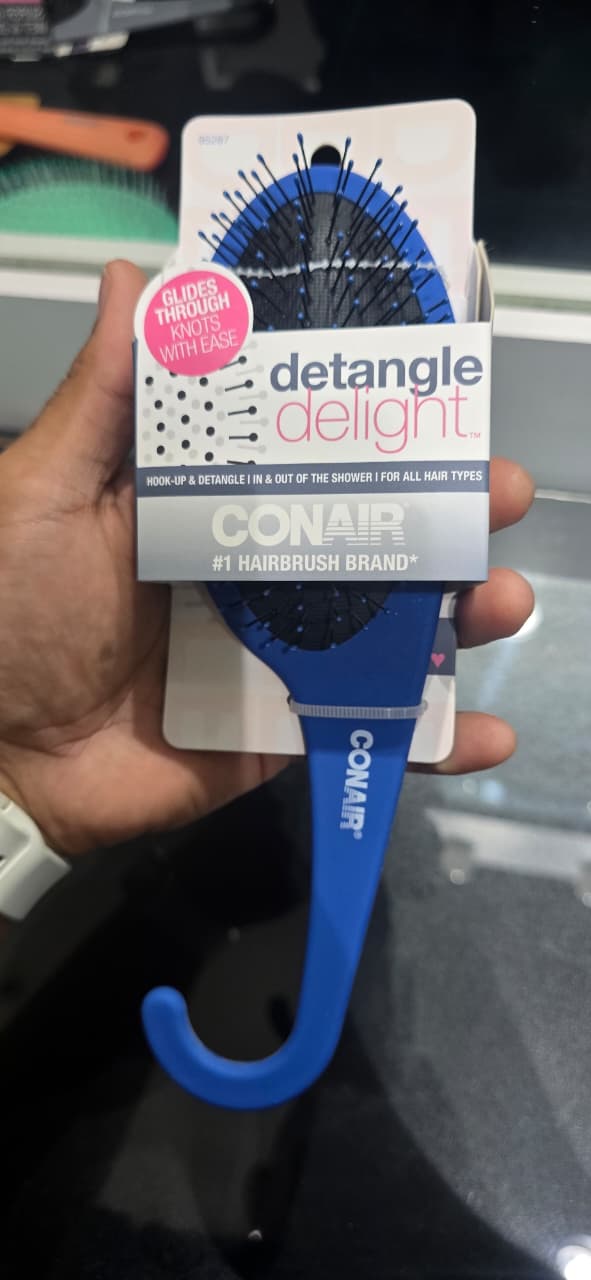 Conair Detangle Delight Shower Hook Hair Brush