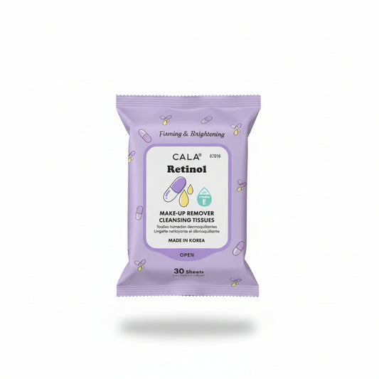 Cala Retinol Make-Up Remover Cleansing Tissues 30 Sheets
