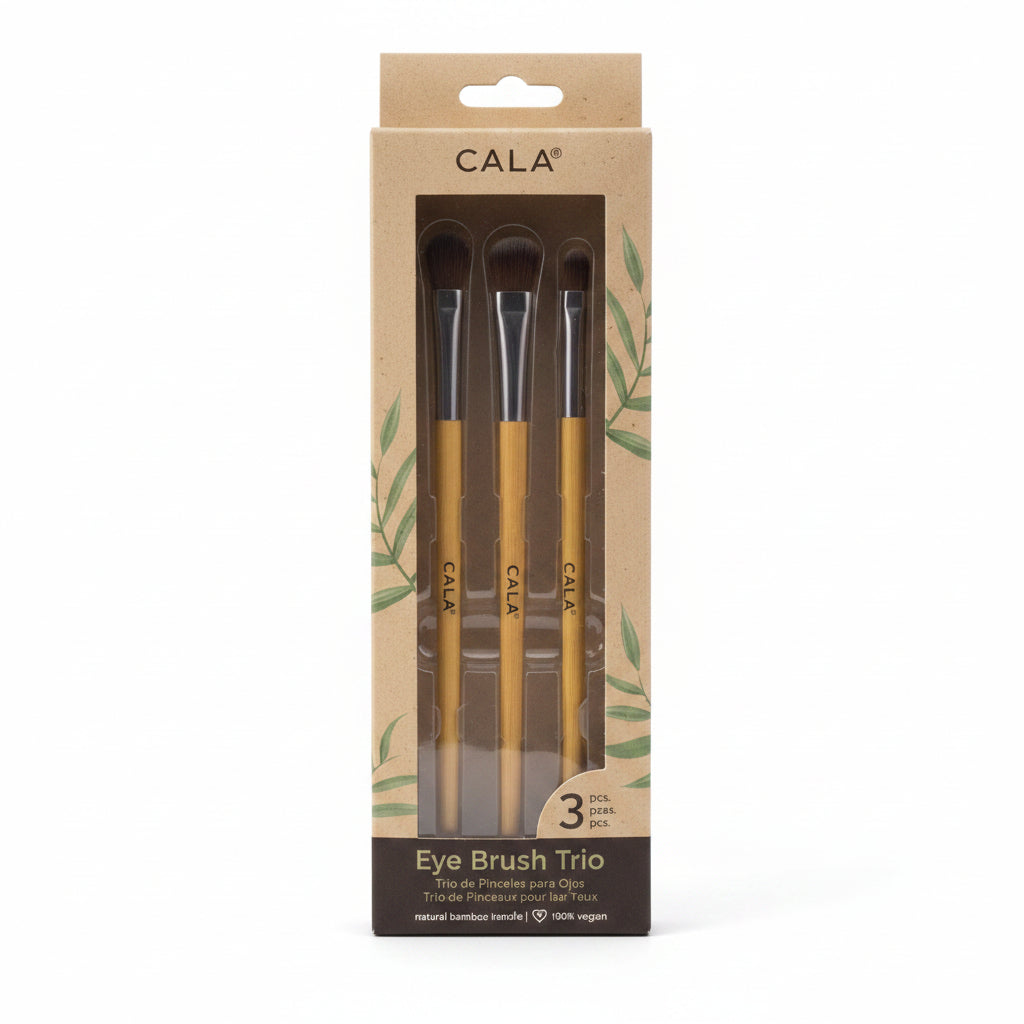 Cala Bamboo Eye Brush Trio 3 pzs