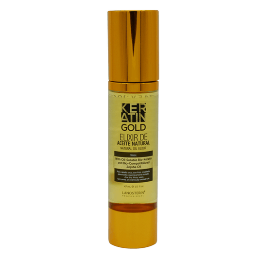Lanosterín Profesional Keratin Gold Elixir de Aceite Natural - 47 ml (1.5 fl oz)