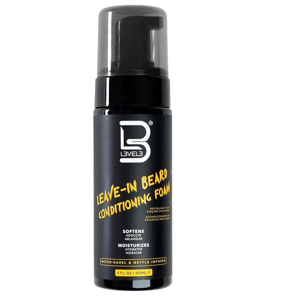 L3VEL3 Leave-In Beard Conditioning Foam 150 ml