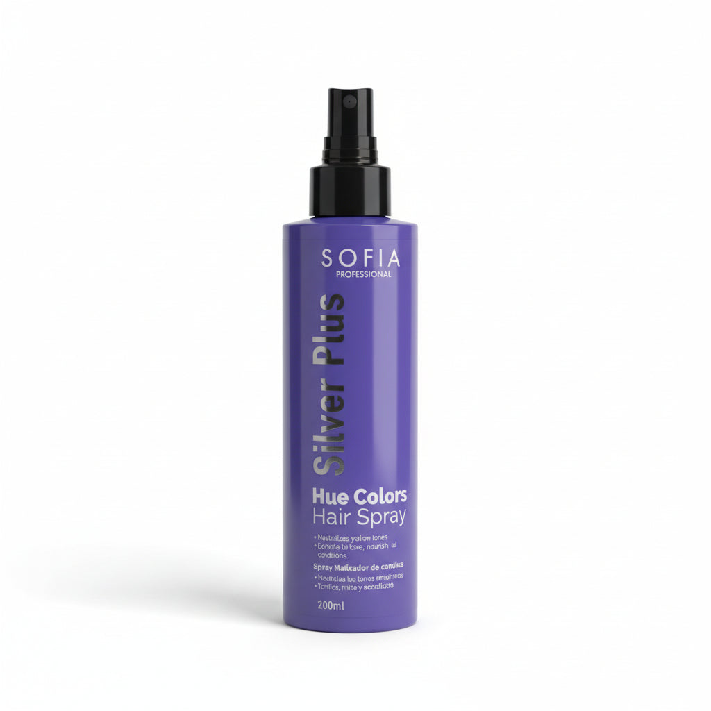 SOFIA Professional Silver Plus Hue Colors Hair Spray 200ml